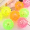 Bola de Massagem Elástica Bola de Pular com Luz Bola Espinhosa Bola de Massagem Luminosa Brinquedo para Pet Barraca de Feira Noturna Atacado