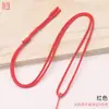 Colgante Simple Cuerda Lisa DIY Cera de Abejas Jade Marca Pixiu Ruyi Cuerda Colgante Tejida a Mano Unisex Cuerda de Collar Dorada Mayoreo