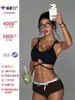 Novo Sutiã Esportivo Sem Costura para Mulheres Estampa de Leopardo Vazado Alças Cruzadas Costas Abertas Cor Sólida Esportes ao Ar Livre Fitness Bra