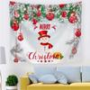 Tapiz decorativo navideño nórdico para el hogar, comercio exterior, alquiler de salas de estar, renovación de habitaciones, tela colgante.