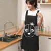 Delantal de mano lavable de PVC de fábrica impermeable para el hogar cocina moda impresión de logotipo resistente al aceite antiadherente ropa de trabajo para hombres