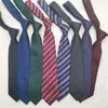 Song Xiaoxia 8cm Rayas Uniforme Japonés JKDK Rojo Dorado Estilo Hong Kong Corbata para Mujer ins Moda Retro Verde Corbata de Mano
