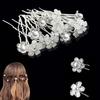 Horquilla para el cabello en forma de U de perlas, Cadena con cuentas, Flor, Horquilla para el cabello, Accesorios para el cabello, Pedrería, Peinado nupcial, Disco para el cabello, Horquilla para el cabello, Horquilla para el cabello en forma de U, Mujeres