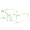Nuevas Gafas Clásicas Cuadradas para Campus con Bloqueo de Luz Azul para Venta al por Mayor, Apariencia Natural, Hace que la Cara Parezca Más Pequeña, Gafas con Montura para Miopía