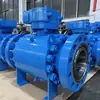Válvula de Bola de Acero Forjado Fija de Alta Presión Q347F/A105/Lf2 Válvula de Bola con Brida para Baja Temperatura Válvula de Bola para Gas, Química, Petróleo