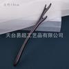 Grampo de Ébano Roxo Haste de Hashi Estilo Antigo Atacado Penteado Grampo de Madeira Alto Sentido Novo Estilo Chinês Haste de Sândalo Adorno de Cabeça Hanfu