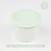 Lonchera de Silicona de Grado Alimenticio, Caja de Almacenamiento para Conservar Frescura, Bol para Almacenar Verduras Encurtidas, Bol Pequeño para Kimchi, Uso Especial para Calentamiento en Microondas