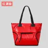 Liquidação: Bolsa Tote de Algodão com Enchimento de Penas Grande Capacidade Outono/Inverno Bolsa Nuvem Bolha Bolsa de Pelúcia Bolsa Transversal de Ombro Feminina