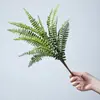 Helecho de Boston Hierba Persa Planta Verde Artificial Decoración Suave Decoración del Hogar Planta Maceta Adornos Césped Artificial