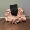 Scrunchie de Gasa de Color Sólido Simple y Elegante Malla para Cola de Caballo Cuerda para el Cabello Banda Elástica Accesorio para el Cabello
