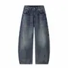 Yidao Vintage 2026 Otoño Nuevo Jeans Lavado Americano Guadaña para Hombre Retro Holgados Versátiles de Pierna Ancha