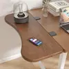 Placa de Extensión para Escritorio, Bandeja Plegable para Teclado, Herramienta de Expansión para Escritorio de Computadora, Estante para Estación de Trabajo, Tablero de Mesa de Madera Maciza