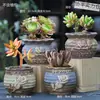Vasos de Cerâmica Bruta Sem Esmalte para Flores Frescas com Características Zen Criativas, Novo Conjunto Respirável para Plantas Suculentas, Frete Grátis