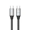 Cable de Datos USB 3.2 con Funciones Completas, Cable de Carga Doble Tipo-C de 240W, Cable de Video, Cable de Transmisión de Datos de 20 Gbps