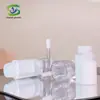 Ventas Directas de Fábrica Tubo de Brillo de Labios Natural y Sencillo Tubo de Aceite para Labios Tubo Cilíndrico Blanco de Plástico para Brillo de Labios Material de Empaque para Maquillaje