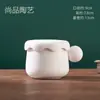 Taza de Cerámica en Blanco para Pintura a Mano DIY Arte de Cerámica Bajo Esmalte