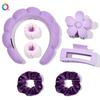 Qiyue - Accesorios para el cabello de alta calidad, estilo europeo y americano, para mujer, con esponja de baño y nubes, para desmaquillar y peinar el cabello