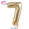Globos de Papel de Aluminio Platinum de 32 y 40 Pulgadas con Números 0-9 y de 18 Pulgadas en Forma de Corazón y Estrella de Cinco Puntas para Fiestas de Cumpleaños y Aniversarios en Stock