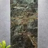 Azulejos de Piso de Pedra de Luxo Estilo Francês Preto Minimalista com Padrão de Mármore 60*120 Azulejos Cerâmicos para Hotéis e Supermercados, Azulejos Brilhantes Cor de Café