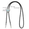 Corbata de Bolo Turquesa Simple y Creativa en Forma de Corazón, Ajustable, Unisex, Cuerda Decorativa para el Cuello de Vaquero Occidental