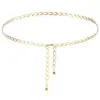 Joyería transfronteriza europea y americana, cadena corporal sexy de cadena de metal dorado, multicapa, moderna, versátil cadena de cintura, entalladora de cintura