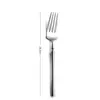 Amazon Juego de Cuchillo, Tenedor y Cuchara de Acero Inoxidable 304 Tenedor para Bistec Cuchara Cintura Pequeña Vajilla Occidental Venta al por Mayor Lujo Ligero