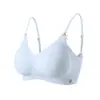 Sujetador Fino Sin Costuras para Mujer con Efecto Refrescante de Seda de Hielo, Soporte Suave, Anticaída, Sujetador Transpirable para Bustos Grandes