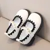 Zapatos de Cuero para Niñas Jingqi Modelo Nuevo 2026 Bebé Antideslizantes Suela Suave Modernos Elegantes Guardería Niño Pequeño Zapatos de Princesa