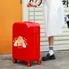 Maleta para estudiante de 20 pulgadas de mano para mujer con puerto USB, patrón personalizable, maleta de trolley duradera para hombre, estuche de contraseña de viaje resistente