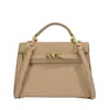 Bestseller transfronteiriço bolsa Kelly segunda geração, bolsa de couro genuíno de alta qualidade para mulheres, mini bolsa de mão, bolsa transversal, bolsa de ombro para o trabalho