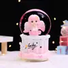 Bola de Cristal Giratoria con Efectos de Luz, un Artículo Decorativo con Temática de Ballet, Perfecto como Regalo para Niñas, un Regalo de Moda y Popular