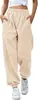 Comercio Exterior Transfronterizo Pantalones de Chándal para Mujer Forrados de Polar Casual para Correr Deportes Cintura Alta Pierna Ancha Pierna Diarios Casuales Pantalones para Mujer