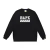 Sudadera con cuello redondo estampada de la marca de moda BAPE Ape Head, Nueva moda Hip-Hop Otoño/Invierno para Hombres y Mujeres, Cabeza de Simio Transfronteriza