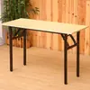 Mesa plegable mesa de conferencias mesa larga mesa de entrenamiento mesa de comedor simple mesa de puesto mesa de clavos escritorio rectangular para el hogar