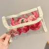 Ligas para el cabello gruesas y duraderas con alta elasticidad, Bandas elásticas de moda, nuevo estilo 2025, Lindos accesorios para el cabello de colores para mujer