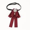 Laço de Renda Preto Broche de Laço Feminino Outono e Inverno Colarinho de Camisa Fita de Renda Joias Decorativas Acessórios de Flor de Colarinho