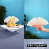 Plato Retro Chino de Bambú Forma de Cruz para Té y Bocadillos Plato para Bocadillos y Pasteles Posavasos para Taza Portavasos Bandeja de Bambú Tejido para Poner en la Mesa