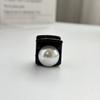 Nuevo pasador de perlas retro estilo francés para mujer, ambiente de cabeza de princesa, tamaño pequeño, pinza para flequillo de frente estilo Hepburn