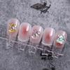 Uña Oso Joyería Venta al por Mayor Color Transparente Aurora Oso de Hielo Resina Calcomanía para Uñas Joyería Estéreo Lindo Arte de Uñas