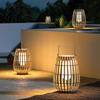 Luzes solares externas Luzes de jardim Luzes de vime para terraço externo Luzes portáteis para atmosfera Luzes de jardim Luzes de gramado para vila