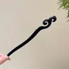 Grampo de Liga com Estilo Antigo para Mulheres, Grampo de Alta Qualidade Estilo Chinês Novo, Grampo Versátil com Franja, Acessório de Cabelo Retrô para Penteados Presos na Parte de Trás da Cabeça