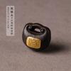 Accesorios antiguos franceses de oro caqui negro áloe sándalo DIY seguro cerradura ruyi cadena de teléfono móvil llavero colgante accesorios
