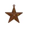 Pingente de estrela de cinco pontas banhado a ouro Pingente de estrela corrente para celular chaveiro Decoração tridimensional material Acessórios para joias DIY
