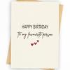 Nueva tarjeta de cumpleaños de Amazon con sobre. Divertida tarjeta de cumpleaños. Regalo de cumpleaños humorístico. Tarjeta de felicitación.
