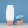 Tubo suave de PE con forma de oliva de 40 ml/60 ml para protector solar y crema de aislamiento, botella vacía universal, material de embalaje portátil tipo apretable