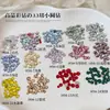 Decoraciones para Uñas Coloridas Multifacéticas de Fondo Plano de Tamaño Mixto al por Mayor, Mini Diamantes de Imitación Redondos Pequeños de Alta Calidad, Accesorios para Uñas