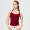 Outono/Inverno 2025 Colete de Alça Fina Gola Redonda Cardigã Curto Manga Longa Conjunto Esportivo Fitness Roupa de Academia Feminina Conjunto Feminino