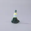 Cielo Estrellado Degradado Hilo de Algodón Gordo Corto Borla Estilo Étnico Hecho a Mano DIY Bolso Llavero Accesorio Borla Al Por Mayor