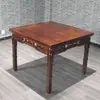 Estrutura de Mesa Oito Imortais Madeira Maciça Sândalo Vermelho Quadrada Casual Mesa Quadrada Chinesa Plástico Reforçado com Fibra de Vidro Mesa de Jantar Quadrada Combinação de Restaurante