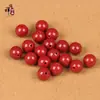 Mineral Crudo Cinabrio Cuentas Sueltas Arena Dorada Púrpura Arena Imperial Alto Contenido Hilo de Cuentas Redondas Pulsera Joyería Tejida DIY Accesorios